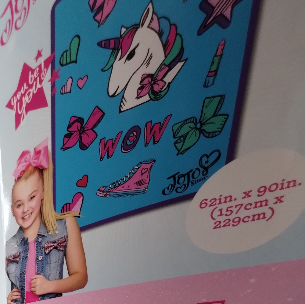 JoJo Siwa blanket 62x90